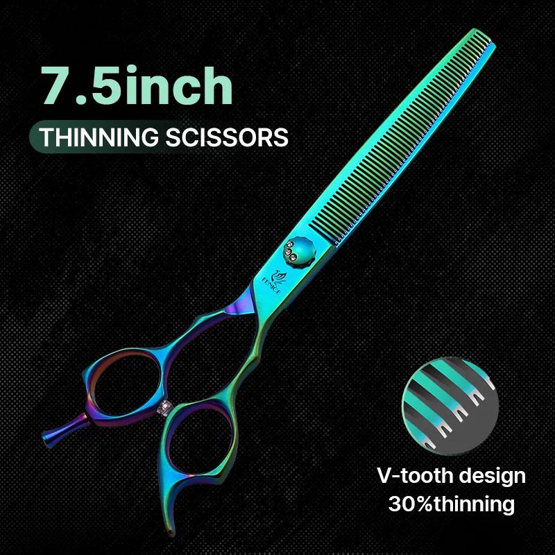 Fenice Professional Pet Grooming Scissors Set 7.0/7.5 inch JP440C Japanese Steel Dog Cat Hair Cutting Thinning Curved Shears
Fenice Professional Pet Grooming Scissors Set 7.0/7.5 inch JP440C Japanese Steel Dog Cat Hair Cutting Thinning Curved Shears