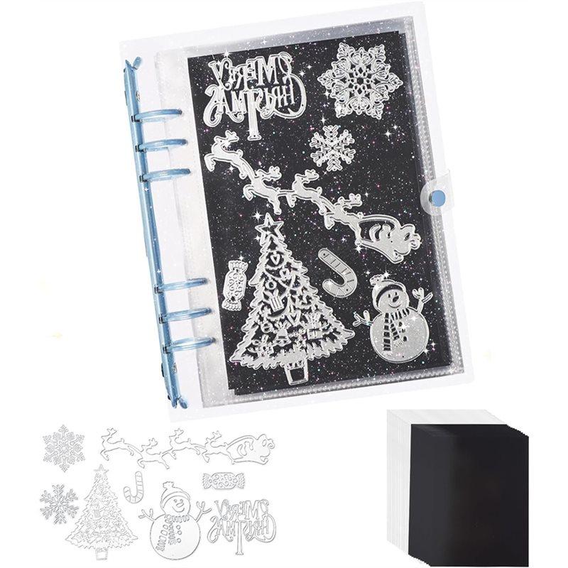 ABWR-For DIY Card Making- Skyrealm Scrapbook Supplies, 49Pcs Die Storage Magnetic Sheets& Christmas Cutting Dies Set
ABWR-For DIY Card Making- Skyrealm Scrapbook Supplies, 49Pcs Die Storage Magnetic Sheets& Christmas Cutting Dies Set