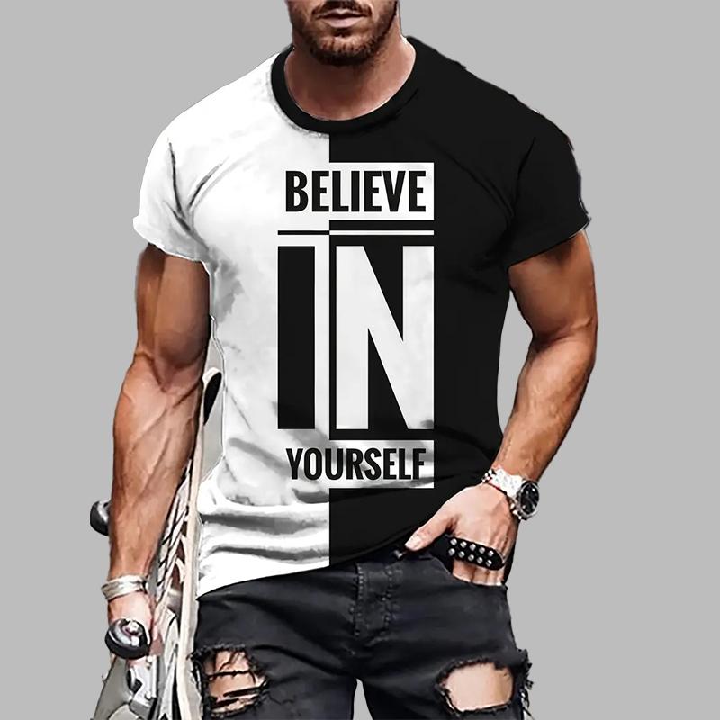 New Summer Men s Fashion T-shirt Personality Splicing Patterns Printed Men s T-shirt Top 8XL коричневий
New Summer Men s Fashion T-shirt Personality Splicing Patterns Printed Men s T-shirt Top 8XL коричневий