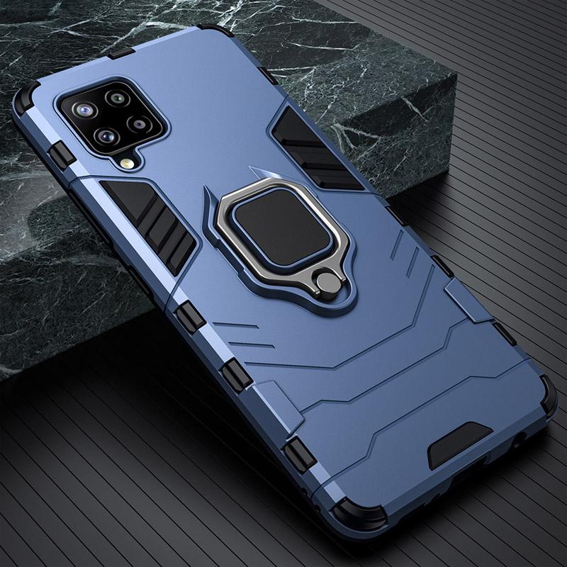 Протиударний броньований чохол KEYSION для Samsung A12 A32 5G Ring Stand Bumper Silicone Phone Back Cover for Galaxy A02S A20S for Samsung A12 синій
Протиударний броньований чохол KEYSION для Samsung A12 A32 5G Ring Stand Bumper Silicone Phone Back Cover for Galaxy A02S A20S for Samsung A12 синій