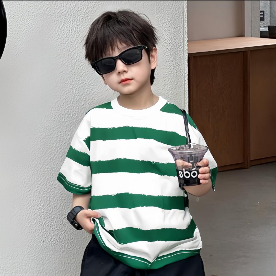 Children s clothing boys short-sleeved striped t-shirt children half-sleeved summer boys summer tops 160cm
Children s clothing boys short-sleeved striped t-shirt children half-sleeved summer boys summer tops 160cm