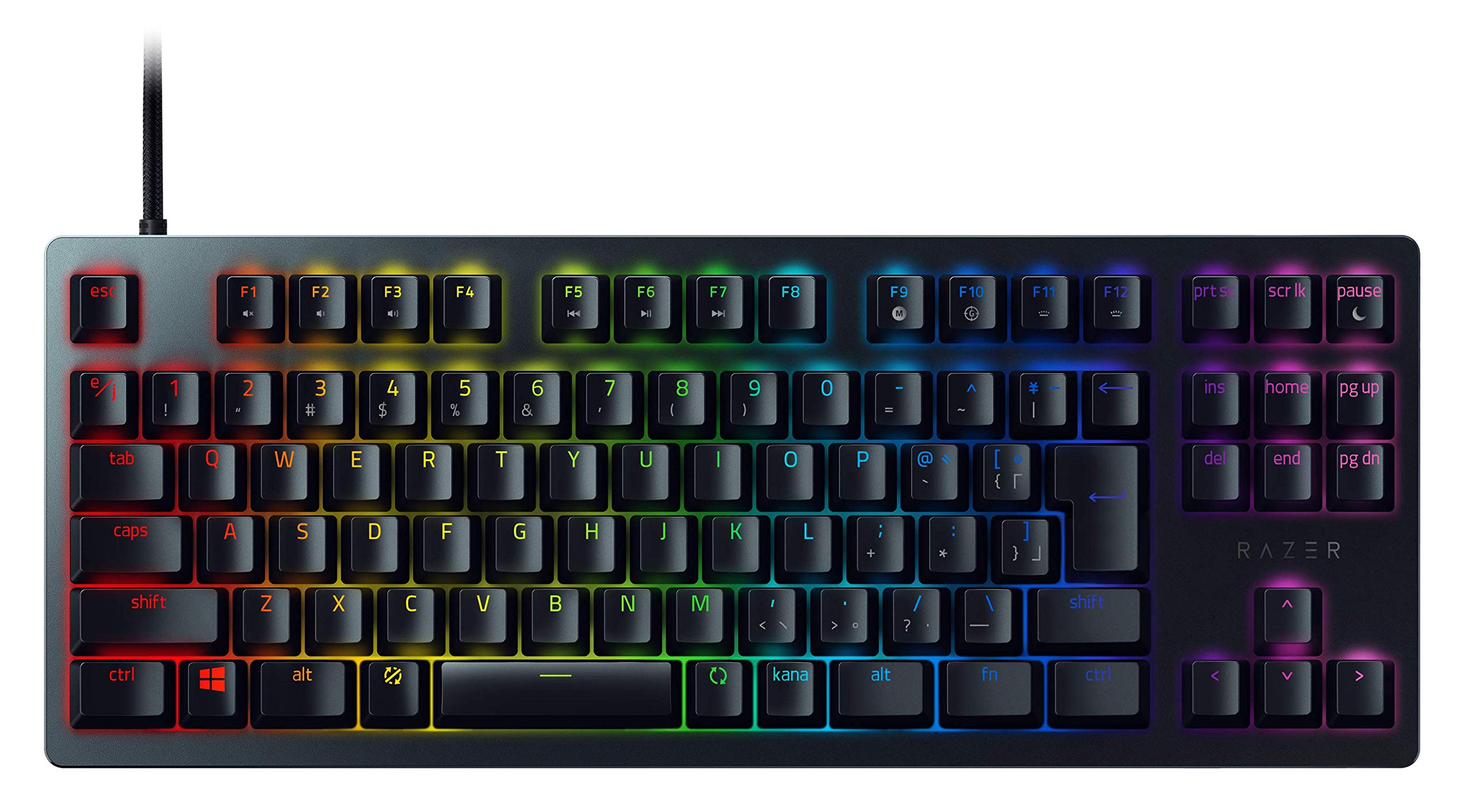 Ігрова клавіатура Razer Huntsman Tournament Edition JP Лінійний оптичний перемикач Японська JP Розкладка Ультрашвидкісне керування Лінійне тактильне керування Tenkeyless чорний
Ігрова клавіатура Razer Huntsman Tournament Edition JP Лінійний оптичний перемикач Японська JP Розкладка Ультрашвидкісне керування Лінійне тактильне керування Tenkeyless чорний