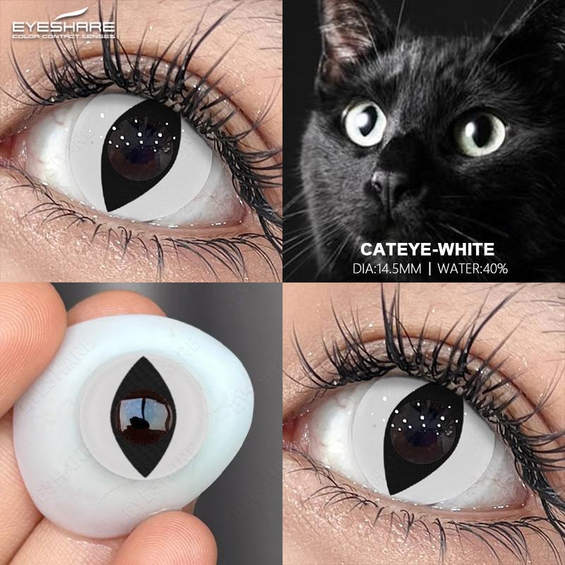 EYESHARE 1 пара контактных линз «кошачий глаз» для косплея на Хэллоуин, линзы для макияжа глаз, аниме, аксессуары для ролевых игр
EYESHARE 1 пара контактных линз «кошачий глаз» для косплея на Хэллоуин, линзы для макияжа глаз, аниме, аксессуары для ролевых игр