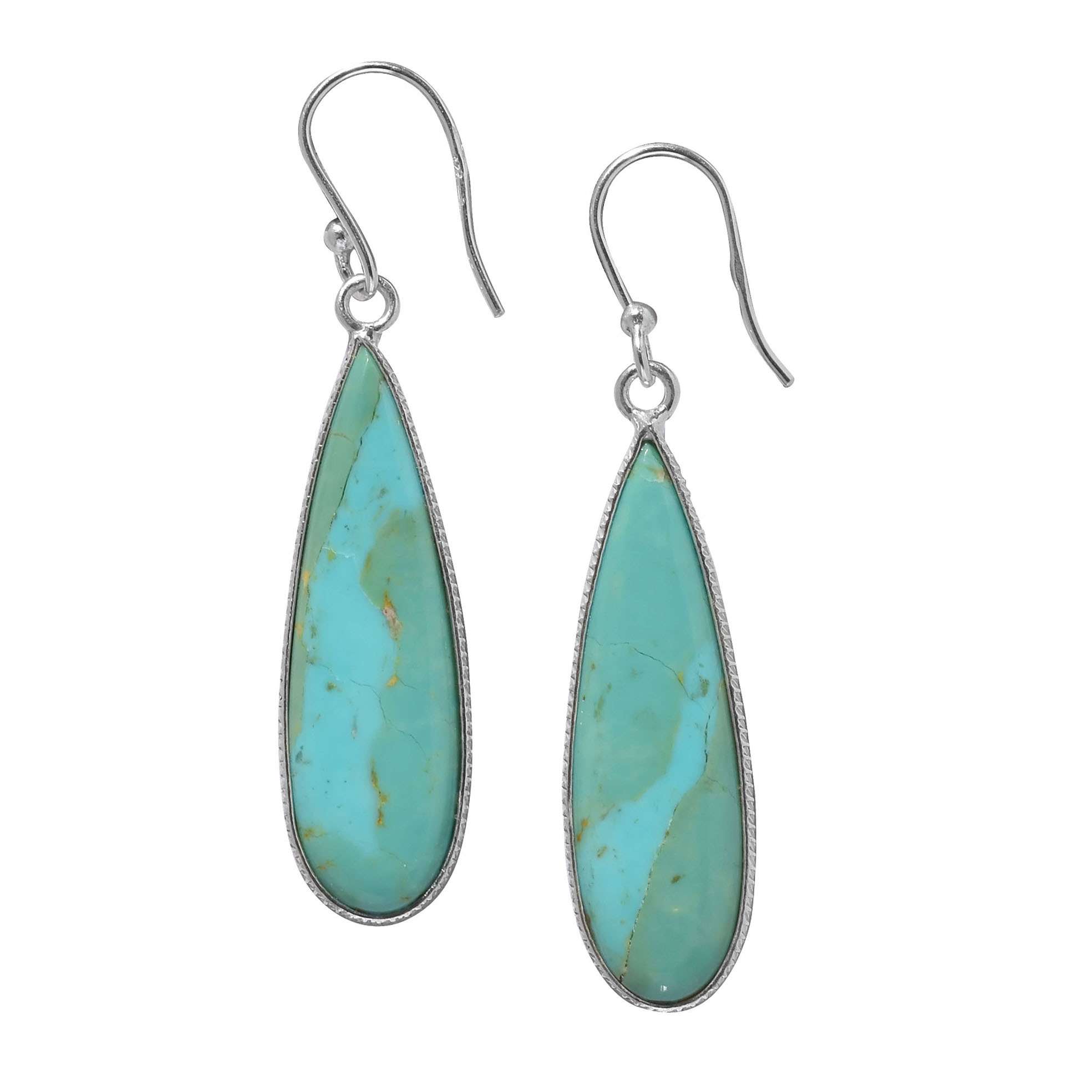 Turquoise Gemstone Earrings Solid 925 Sterling Silver Handmade Earrings Jewelry Gift For Women And Girls E-3286
Turquoise Gemstone Earrings Solid 925 Sterling Silver Handmade Earrings Jewelry Gift For Women And Girls E-3286