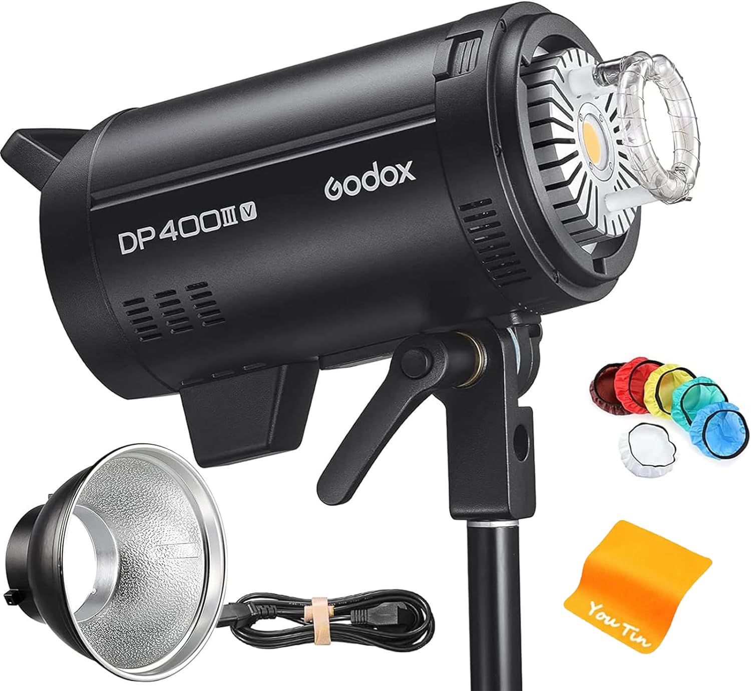 Студійний спалах Godox DP400IIIV 400 Дж GN87 кріплення Bowens Стробоскопічний спалах Моноблок для портретної, модної, весільної, предметної фотографії 5600±200K 2.4G X-система
Студійний спалах Godox DP400IIIV 400 Дж GN87 кріплення Bowens Стробоскопічний спалах Моноблок для портретної, модної, весільної, предметної фотографії 5600±200K 2.4G X-система