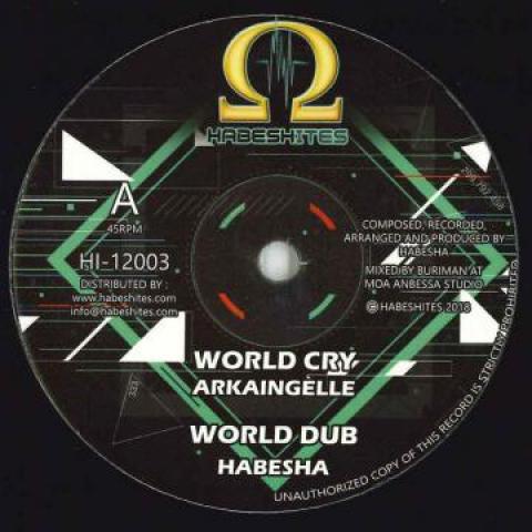 12inch Record ARKAINGELLE / AFRIKAN SIMBA; HABESH - World Cry; World Dub / Praise Him; HI12003 Habeshites 2018 UK Reggae, Ska & Dub
12inch Record ARKAINGELLE / AFRIKAN SIMBA; HABESH - World Cry; World Dub / Praise Him; HI12003 Habeshites 2018 UK Reggae, Ska & Dub