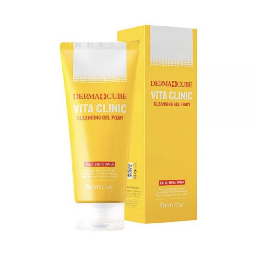 FARM STAY Derma Cube Vita Clinic Гель-пенка для умывания 180 мл (3 варианта)
FARM STAY Derma Cube Vita Clinic Гель-пенка для умывания 180 мл (3 варианта)