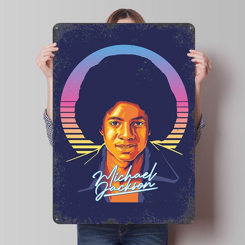 King of Pop Retro Metal Poster Customized Wall Art Retro Vintage Tinplate Signs for Modern Home Decoration Luxury Bathroom Decor 7.9x11.8In(20x30cm)
King of Pop Retro Metal Poster Customized Wall Art Retro Vintage Tinplate Signs for Modern Home Decoration Luxury Bathroom Decor 7.9x11.8In(20x30cm)