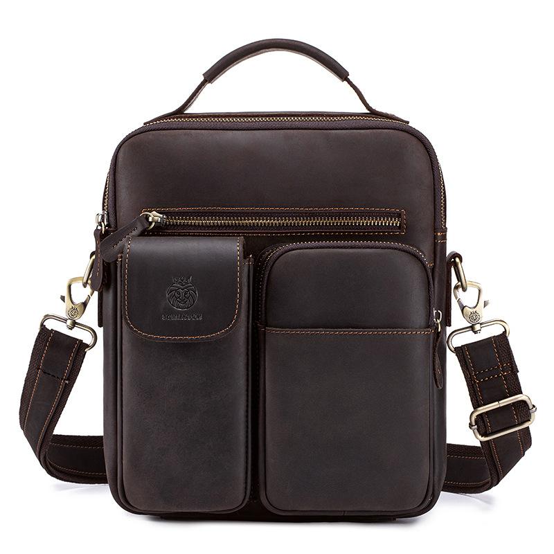 Мужская наплечная сумка из натуральной кожи, многокарманная сумка кросс-боди, сумка из коровьей кожи высшего слоя, мужская сумка кофейный
Мужская наплечная сумка из натуральной кожи, многокарманная сумка кросс-боди, сумка из коровьей кожи высшего слоя, мужская сумка кофейный