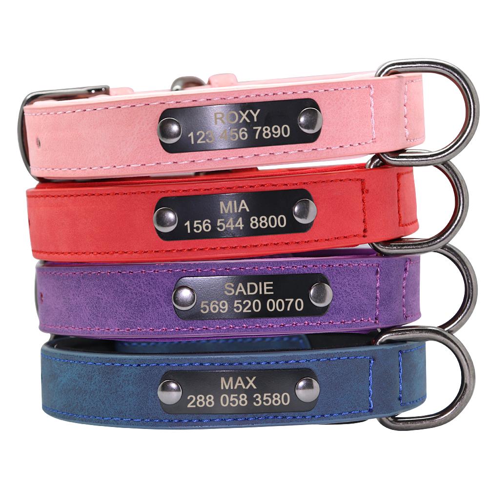 PU Leather Custom Dog Collar Personalized Puppy Collar Free Engraved Pet Collars for Small Medium Large Dogs Pitbull Chihuahua XS
PU Leather Custom Dog Collar Personalized Puppy Collar Free Engraved Pet Collars for Small Medium Large Dogs Pitbull Chihuahua XS