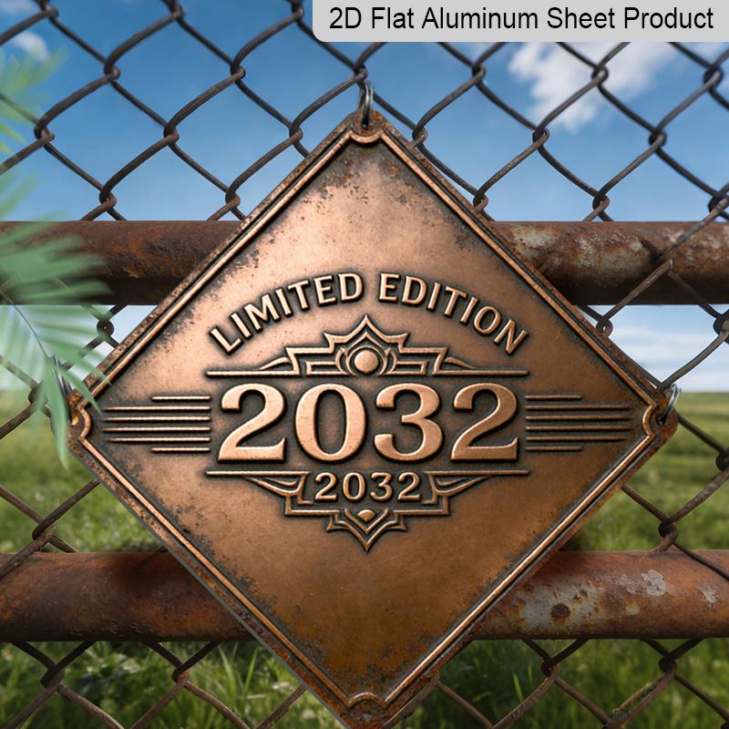 2D Flat, 1pc Vintage 2032 Limited Edition Collectible Wall Sign - Aluminum Metal Plaque Suitable for Year Collectors, Retro Office & Decor 20*20cm
2D Flat, 1pc Vintage 2032 Limited Edition Collectible Wall Sign - Aluminum Metal Plaque Suitable for Year Collectors, Retro Office & Decor 20*20cm