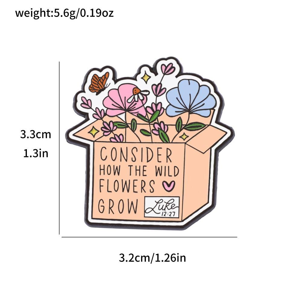 Creative Personality English Inspirational Quotes Metal Badge Flower Brain English Alloy Brooch Pin Decoration
Creative Personality English Inspirational Quotes Metal Badge Flower Brain English Alloy Brooch Pin Decoration