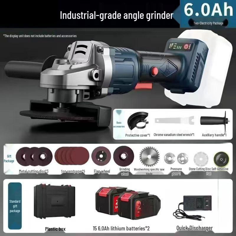 Акумуляторна високопотужна безщіткова кутова шліфмашина з літієвою батареєю
Акумуляторна високопотужна безщіткова кутова шліфмашина з літієвою батареєю