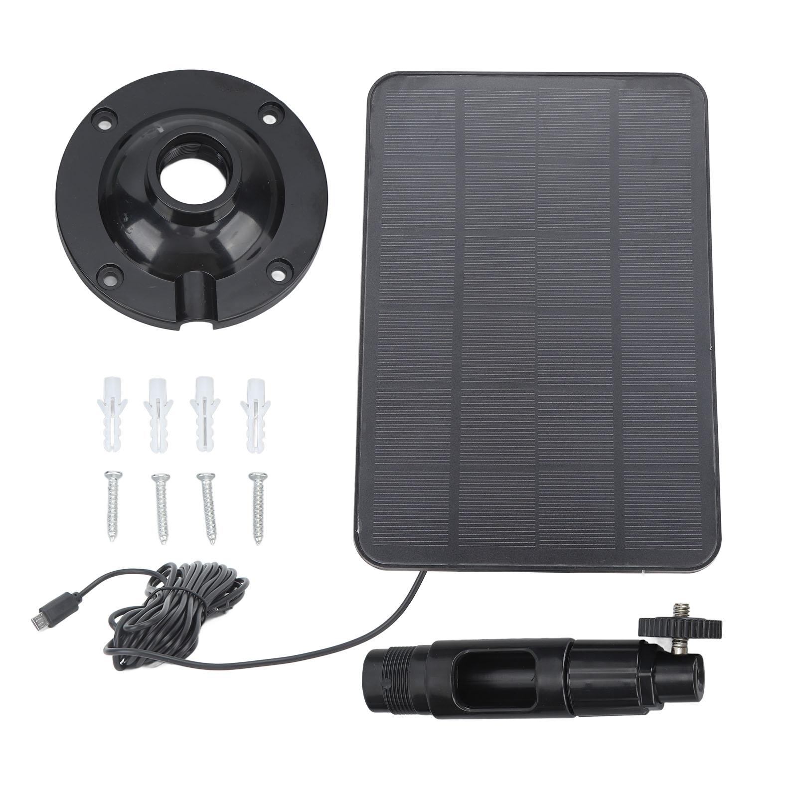 Camera Solar Panel Charger 10W 5V Micro USB Black Solar Charging Panel for Security Camera
Camera Solar Panel Charger 10W 5V Micro USB Black Solar Charging Panel for Security Camera