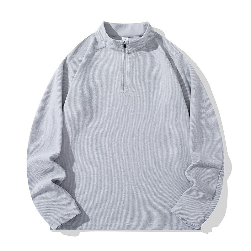 Autumn and Winter Bottoming Solid Color Long-sleeved Men s Stand-collar Long-sleeved T Fashion Casual Top L сірий колір
Autumn and Winter Bottoming Solid Color Long-sleeved Men s Stand-collar Long-sleeved T Fashion Casual Top L сірий колір