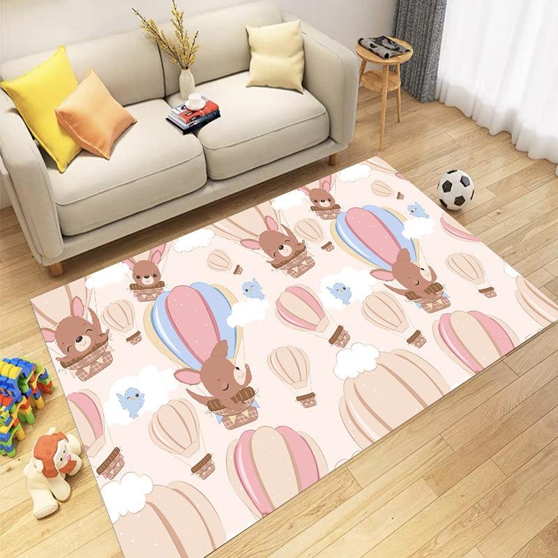 Cute Cartoon Pattern Area Rug with Animal and Sea Elements Floor Mat for Toddler Kids Playroom Home Decor 40x60cm
Cute Cartoon Pattern Area Rug with Animal and Sea Elements Floor Mat for Toddler Kids Playroom Home Decor 40x60cm