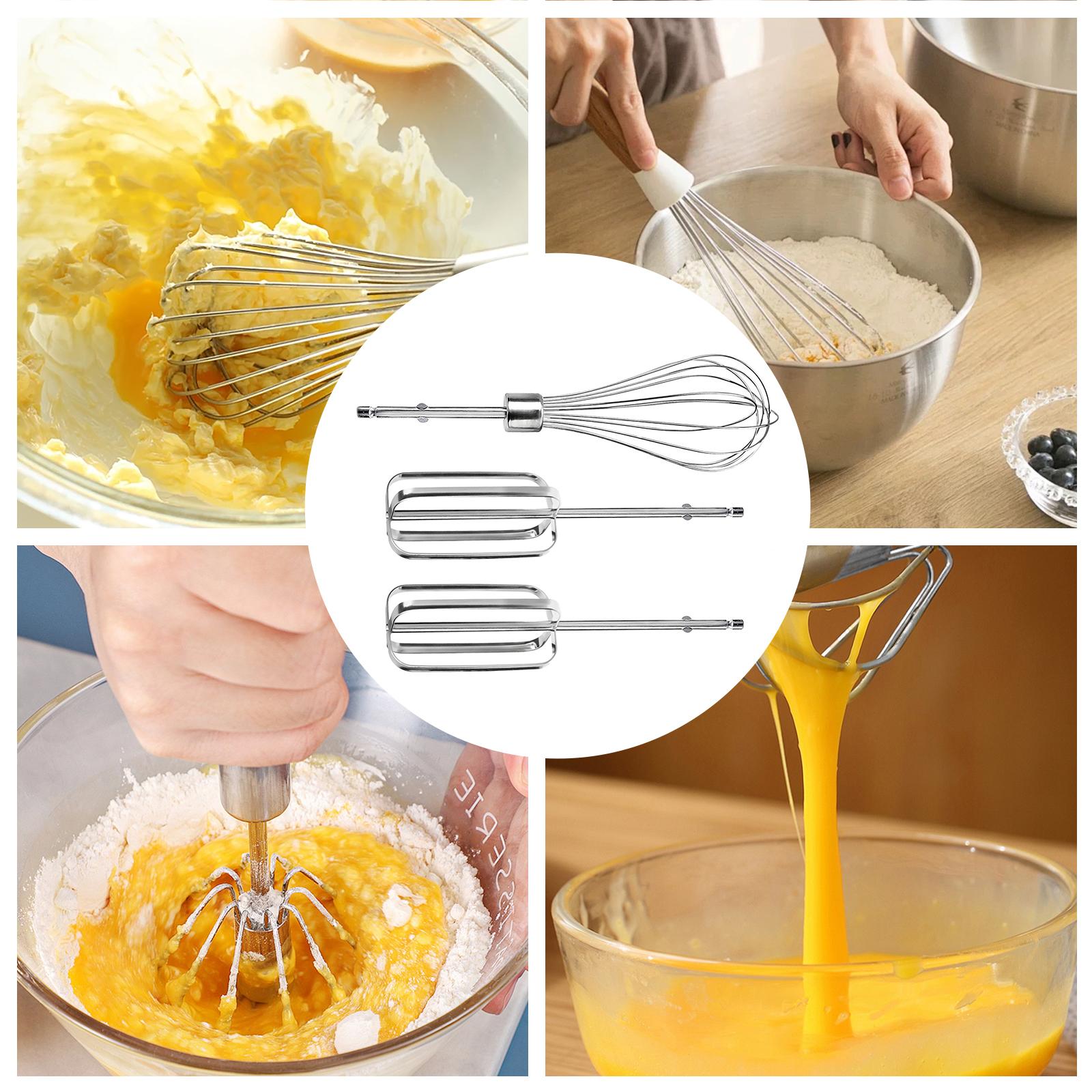 3PCS Stainless Steel Whisk Attachments Hand Mixer Beaters Hand Mixer Part Mixing Head for Mixing Flour Eggs and Cream
3PCS Stainless Steel Whisk Attachments Hand Mixer Beaters Hand Mixer Part Mixing Head for Mixing Flour Eggs and Cream