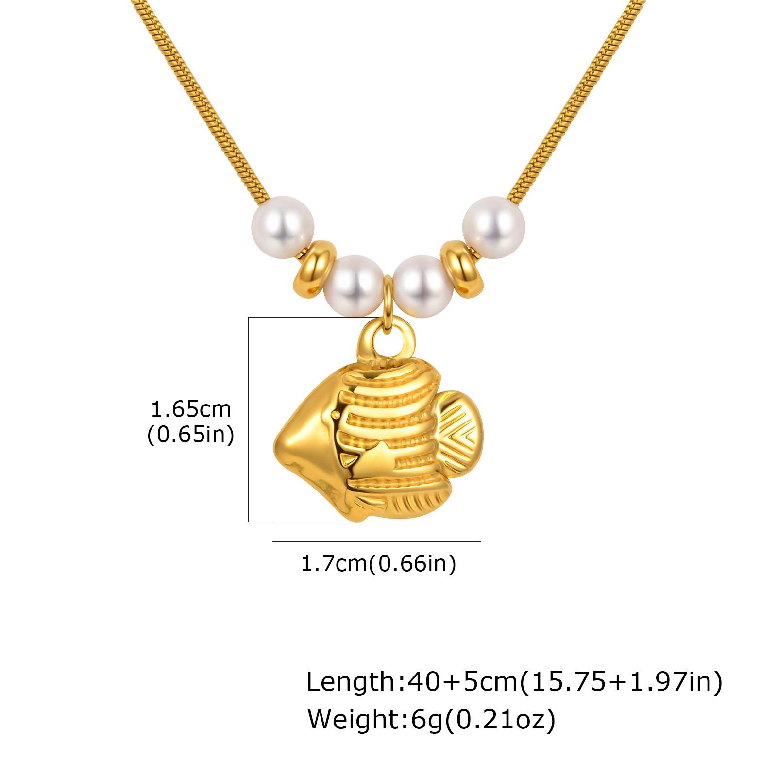 Wind Niche Design Stainless Steel Imitation Glass Pearl Tropical Fish Necklace, Jewelry Nc-2168 золотий
Wind Niche Design Stainless Steel Imitation Glass Pearl Tropical Fish Necklace, Jewelry Nc-2168 золотий