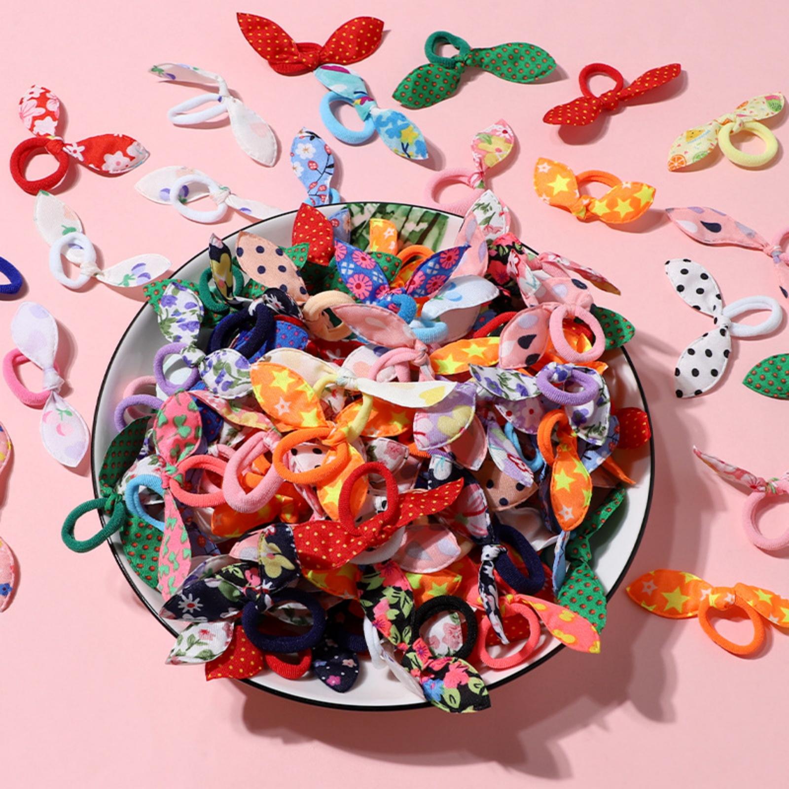 100pcs/set Girls Cute Rabbit Ears Hair Ties Stretch Rubber Bands Hair Ropes Ponytail Holders Hair Accessories Children s Gift 20pcs
100pcs/set Girls Cute Rabbit Ears Hair Ties Stretch Rubber Bands Hair Ropes Ponytail Holders Hair Accessories Children s Gift 20pcs