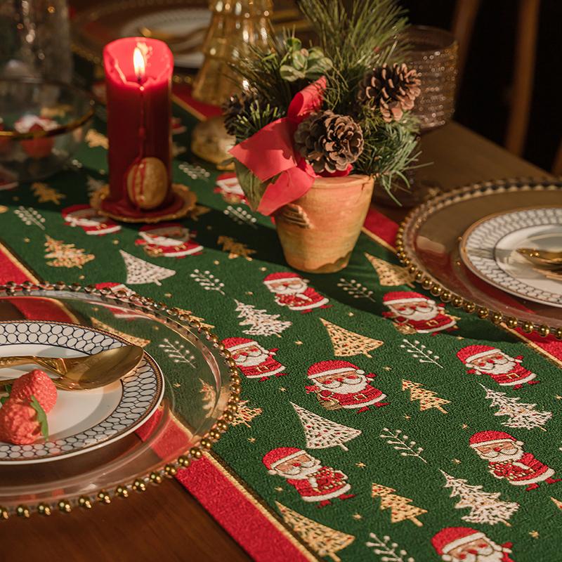 Table Runner 2024 New Cotton Flax Yarn Jacquard Christmas Atmosphere Table Decoration Christmas Gifts Decorations For Holiday 35x180 cm 1pc
Table Runner 2024 New Cotton Flax Yarn Jacquard Christmas Atmosphere Table Decoration Christmas Gifts Decorations For Holiday 35x180 cm 1pc