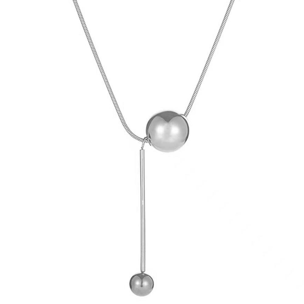 Simple Golden Ball Pendant Stainless Steel Short Necklace Non Fading Jewelry Sexy Elegent Neck Chain For Woman Gifts
Simple Golden Ball Pendant Stainless Steel Short Necklace Non Fading Jewelry Sexy Elegent Neck Chain For Woman Gifts