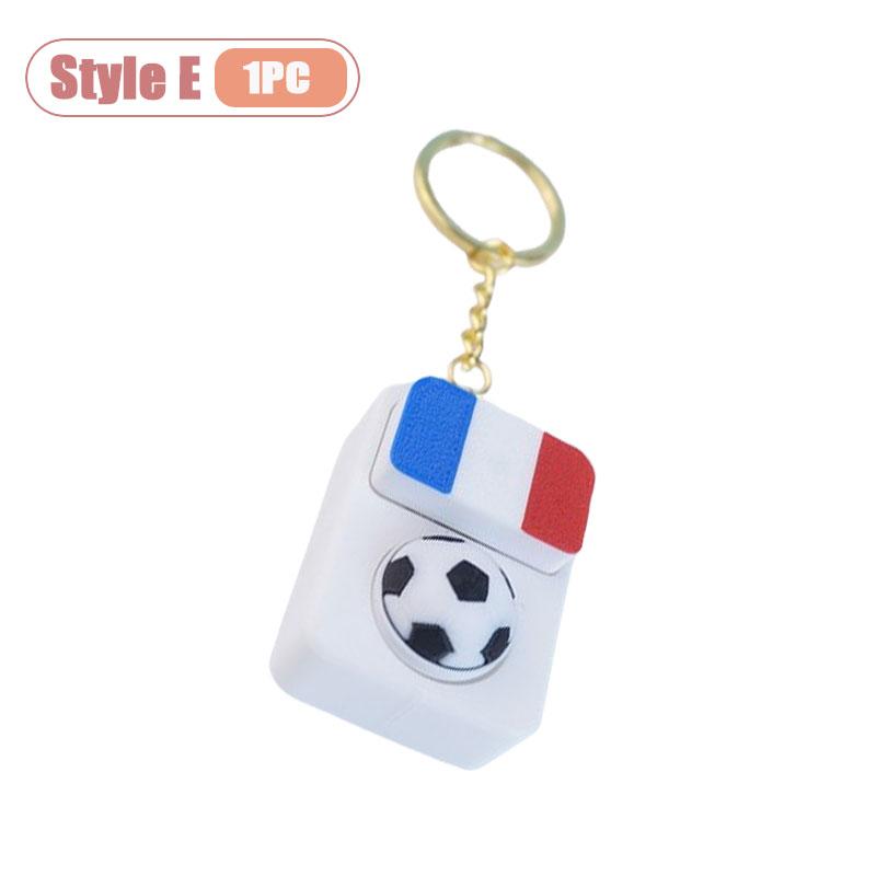 1-10PCS Soccer Fan Collectible Keychain Spinning Clicker Stress Relief Fidget Toy with Flag Pendant Memorial Gift
1-10PCS Soccer Fan Collectible Keychain Spinning Clicker Stress Relief Fidget Toy with Flag Pendant Memorial Gift