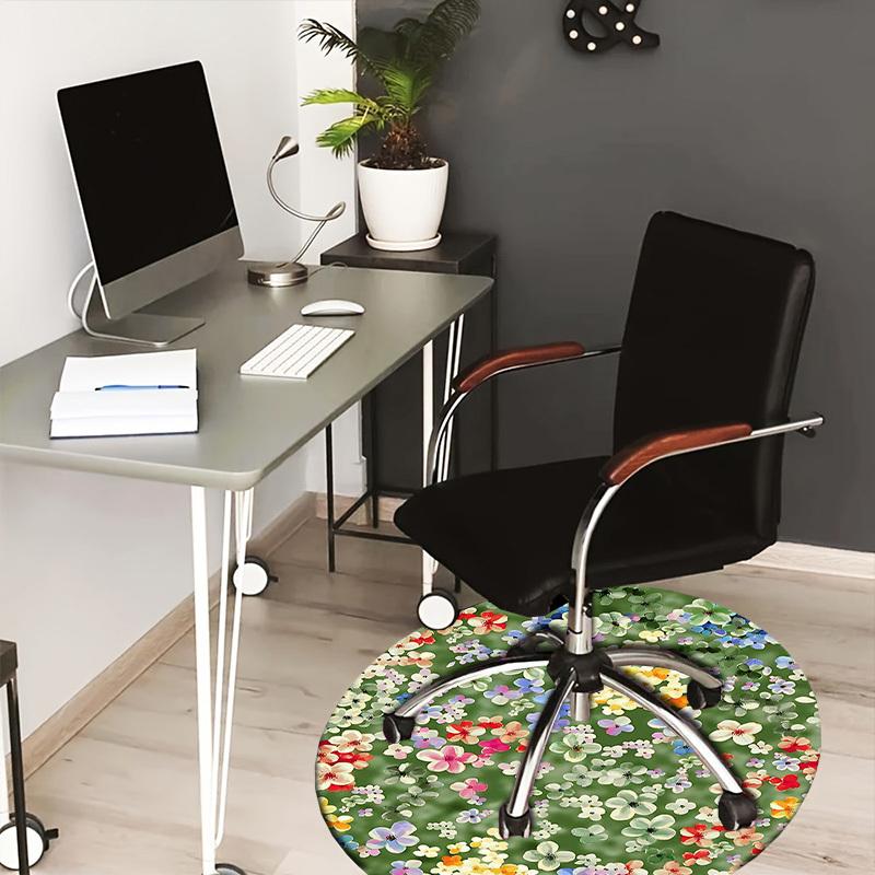1PC Floral Pattern Non-Slip Floor Round carpet, Office, family, bedroom, Large Area Rug Indoor Rugs, Durable Polyester-L0394 80cm by 80cm
1PC Floral Pattern Non-Slip Floor Round carpet, Office, family, bedroom, Large Area Rug Indoor Rugs, Durable Polyester-L0394 80cm by 80cm