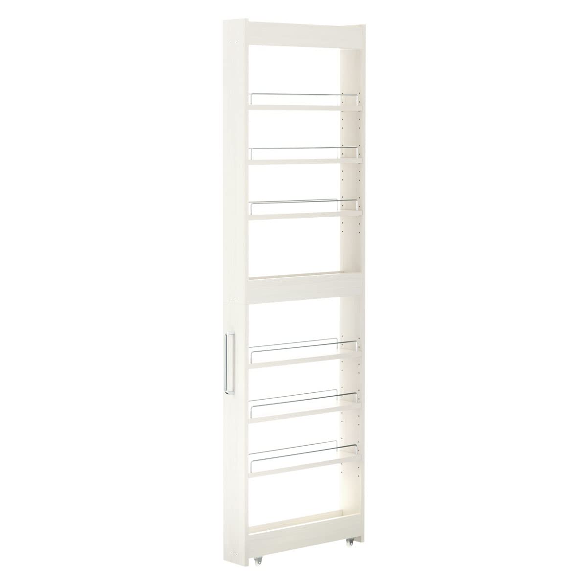 Bon Furniture Gap Storage Made in Japan with Casters Width 10cm Wagon High Type Stocker Slim Rack Seasoning Rack Side Rack White Wood
Bon Furniture Gap Storage Made in Japan with Casters Width 10cm Wagon High Type Stocker Slim Rack Seasoning Rack Side Rack White Wood
