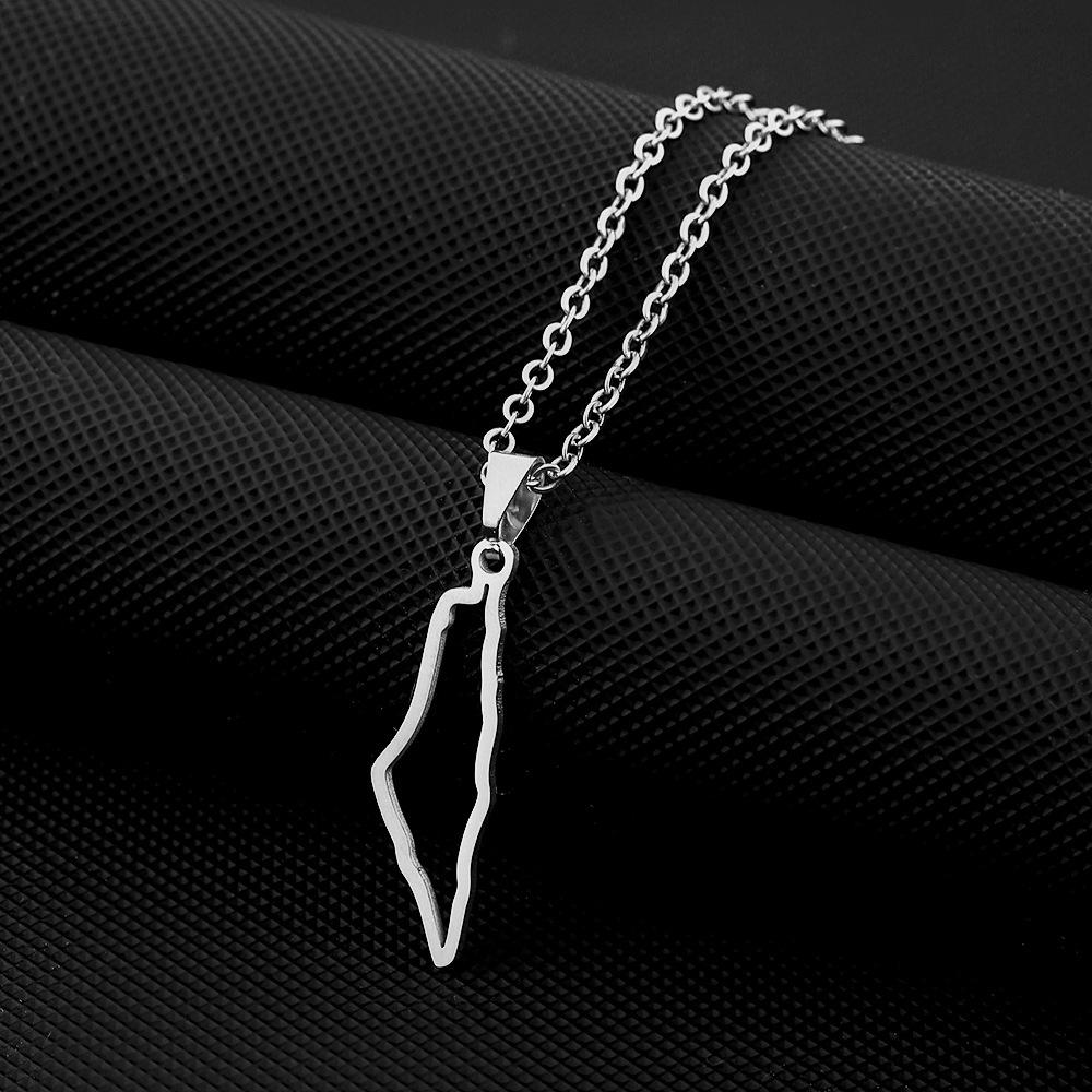 Stainless Steel Hollow Israeli Pendant Necklace for Men & Women - Fashion Jewelry
Stainless Steel Hollow Israeli Pendant Necklace for Men & Women - Fashion Jewelry