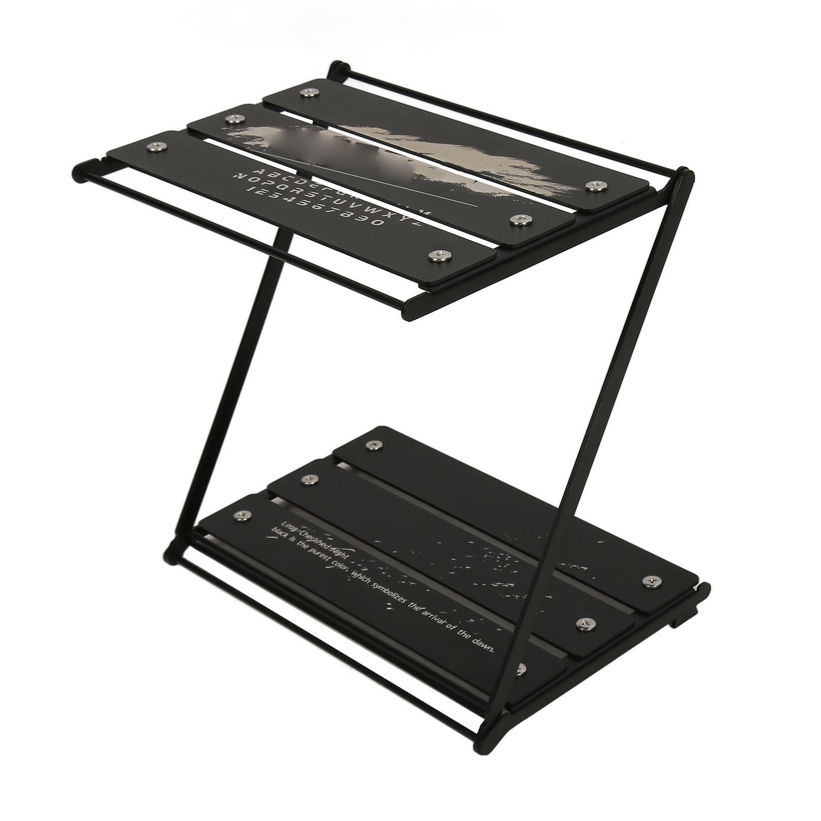 Складной стеллаж для стола, черный, стеллаж для хранения, алюминиевый сплав, Z-образный, многоцелевой, 2-х уровневый, походный аксессуар
Складной стеллаж для стола, черный, стеллаж для хранения, алюминиевый сплав, Z-образный, многоцелевой, 2-х уровневый, походный аксессуар