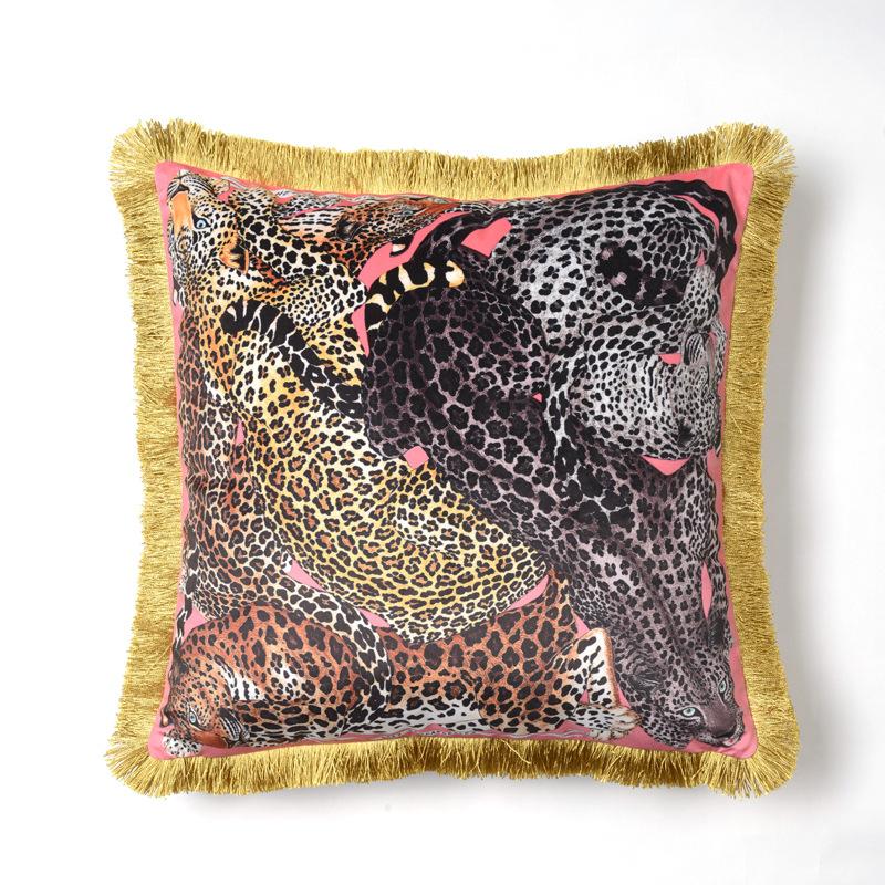 Luxury Super Soft Pink Pink Leopard Pillowcase Pillowcase Double Sided Velvet Tassel Living Room Sofa Pillow Cushion 450mm*450mm рожевий
Luxury Super Soft Pink Pink Leopard Pillowcase Pillowcase Double Sided Velvet Tassel Living Room Sofa Pillow Cushion 450mm*450mm рожевий