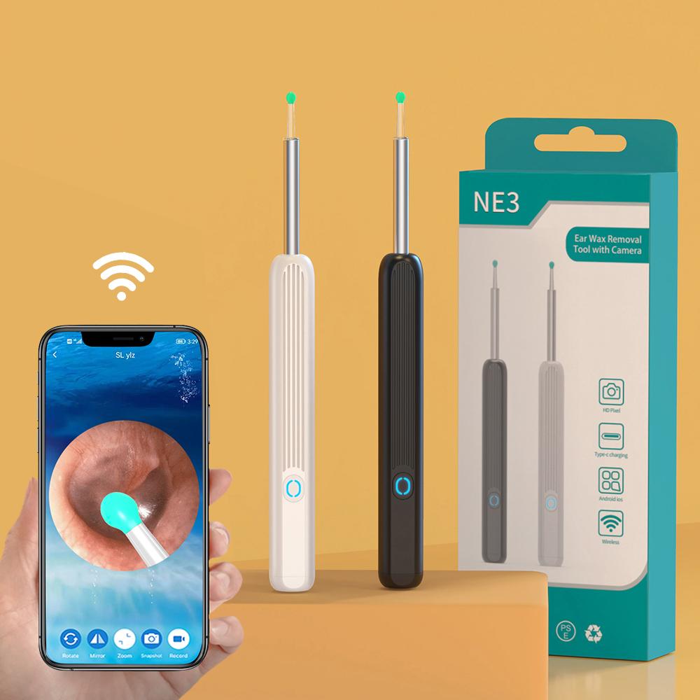 NE3 Ear Cleaner Высокоточный инструмент для удаления ушной серы с камерой LED Свет Беспроводной отоскоп Смарт Набор для чистки ушей
NE3 Ear Cleaner Высокоточный инструмент для удаления ушной серы с камерой LED Свет Беспроводной отоскоп Смарт Набор для чистки ушей