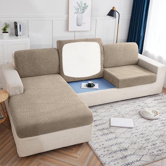 Jacquard Water Resist Fabric Seat Cushion Cover Elastic Grey Sofa Covering For Living Room Removable Home Use Hotel Sofa Cushion Covers S (50-60cm) бежевый
Jacquard Water Resist Fabric Seat Cushion Cover Elastic Grey Sofa Covering For Living Room Removable Home Use Hotel Sofa Cushion Covers S (50-60cm) бежевый