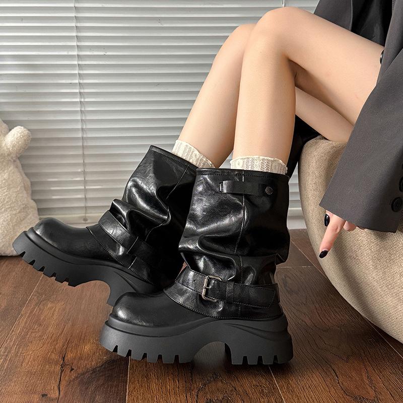 Thick-soled Western Jeans Tube Boots Women s Height Pile Martin Boots Skinny Boots Summer and Autumn 2025 New Short Boots 35
Thick-soled Western Jeans Tube Boots Women s Height Pile Martin Boots Skinny Boots Summer and Autumn 2025 New Short Boots 35