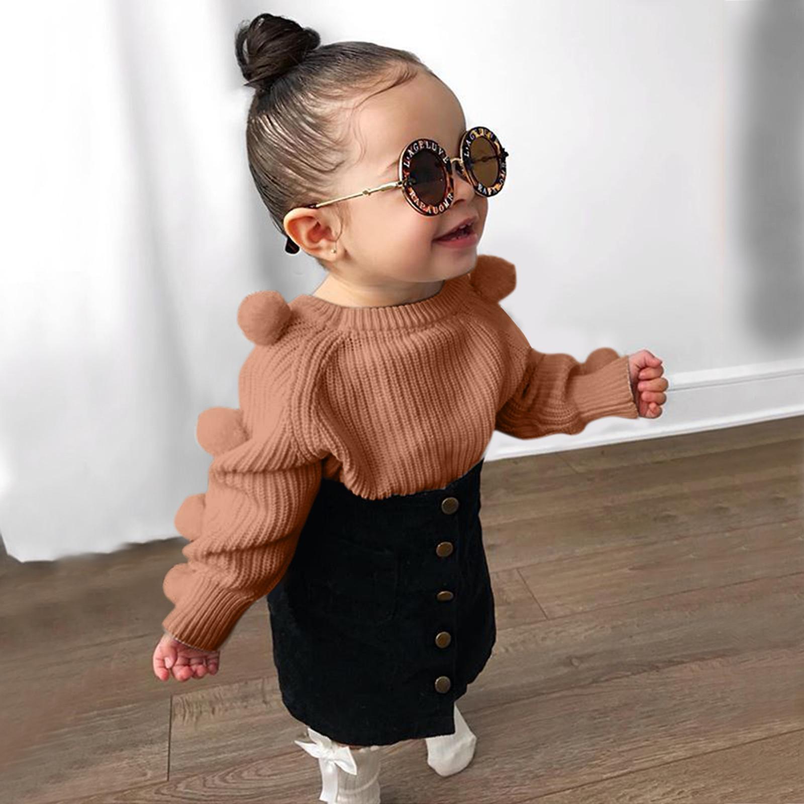 Kids Baby Girls Long Sleeve Faux Furs Ball Warm Sweater Tops+Short Skirt Sets 120 кавовий
Kids Baby Girls Long Sleeve Faux Furs Ball Warm Sweater Tops+Short Skirt Sets 120 кавовий