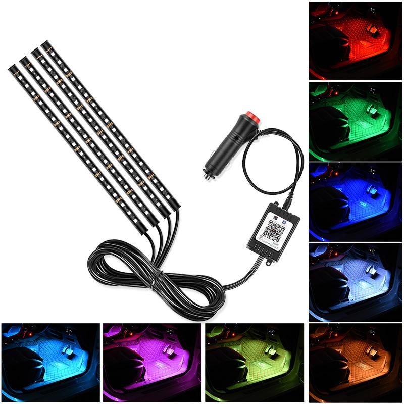 E9 72LED Car RGB Ambient Light Cigarette Lighter 12V Bluetooth-compatible APP Control Car Decoration Light Strip Type A
E9 72LED Car RGB Ambient Light Cigarette Lighter 12V Bluetooth-compatible APP Control Car Decoration Light Strip Type A