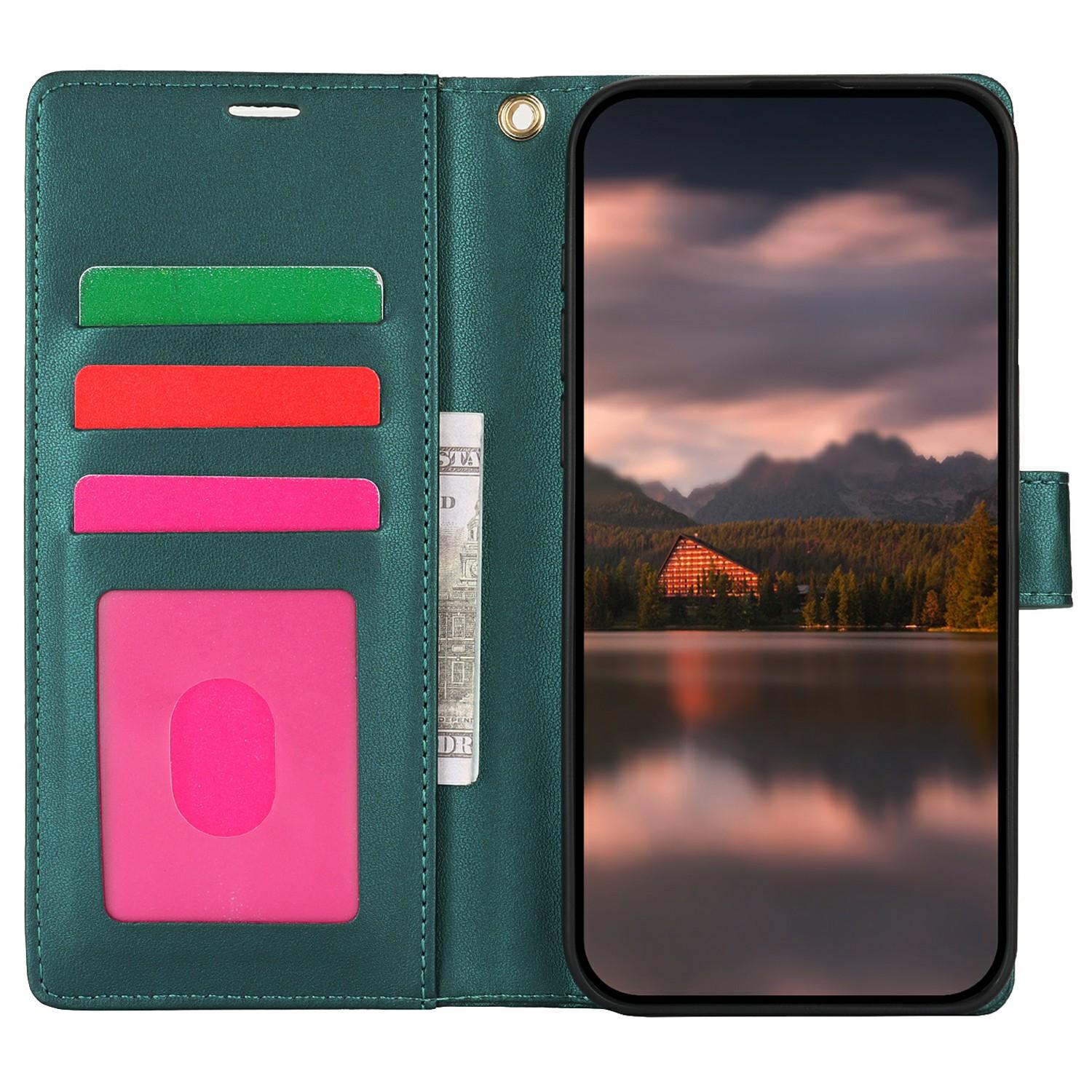 For Samsung Galaxy A13 4G/5G Case with Hand Strap Flower Imprint Leather Wallet Phone Cover Green
For Samsung Galaxy A13 4G/5G Case with Hand Strap Flower Imprint Leather Wallet Phone Cover Green