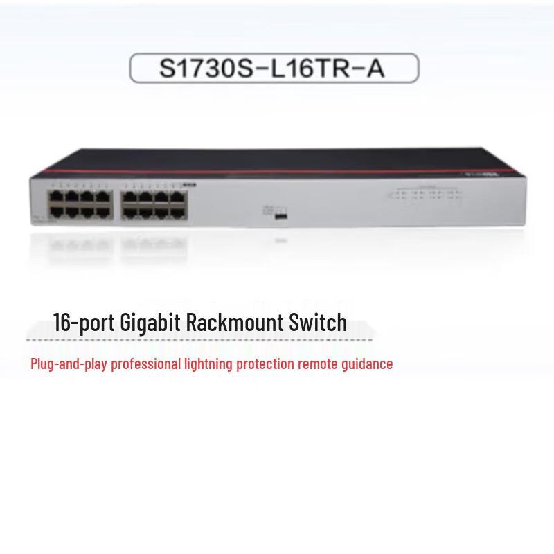 Huawei Datacom Smart Selection S1730S-L16TR-A 16-Port Gigabit PoE Unmanaged Switch
Huawei Datacom Smart Selection S1730S-L16TR-A 16-Port Gigabit PoE Unmanaged Switch