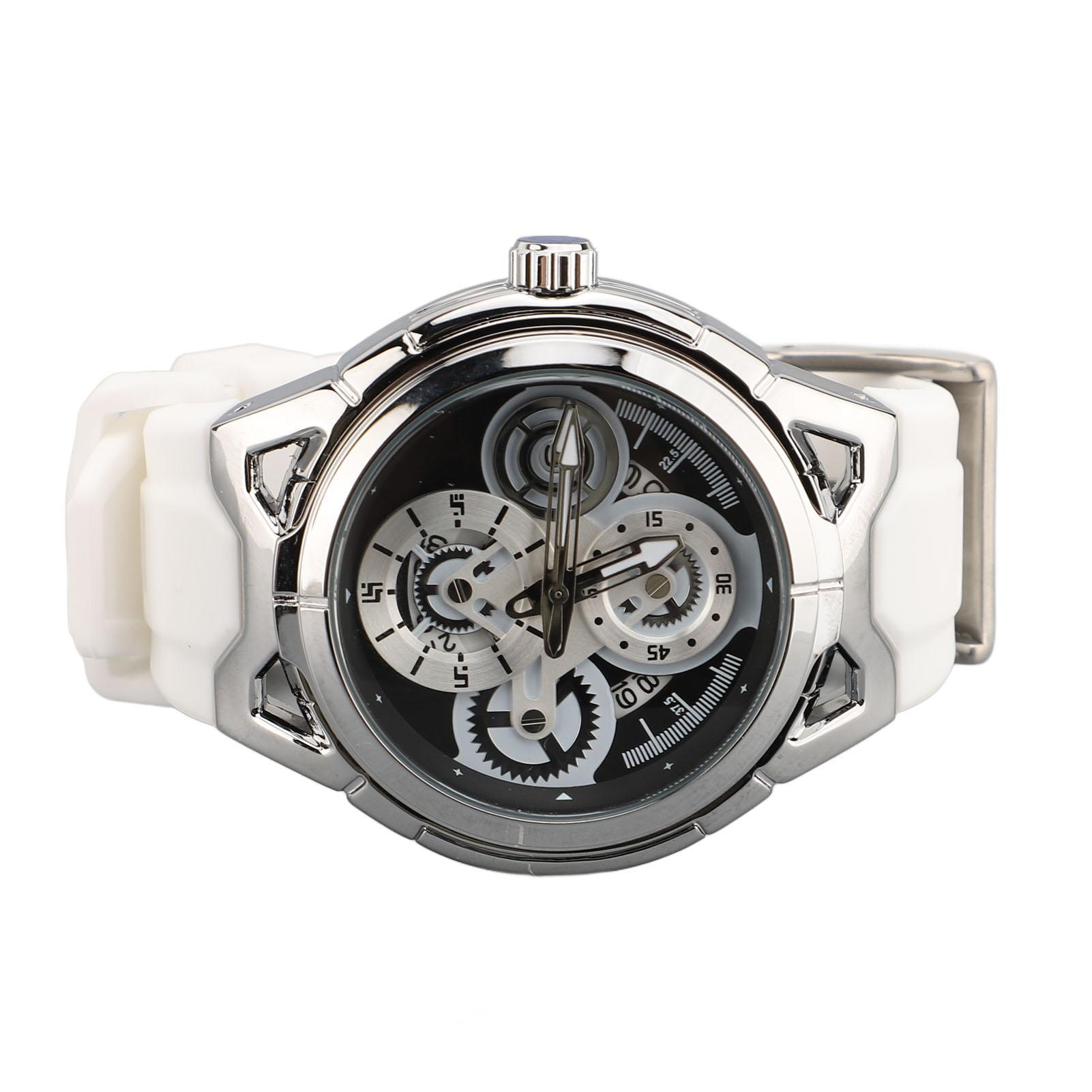 Quartz Wrist Watch for Men with Silicone Band 30M Water Resistant Fashion 3 Luminous Hands Men Analog Watch
Quartz Wrist Watch for Men with Silicone Band 30M Water Resistant Fashion 3 Luminous Hands Men Analog Watch