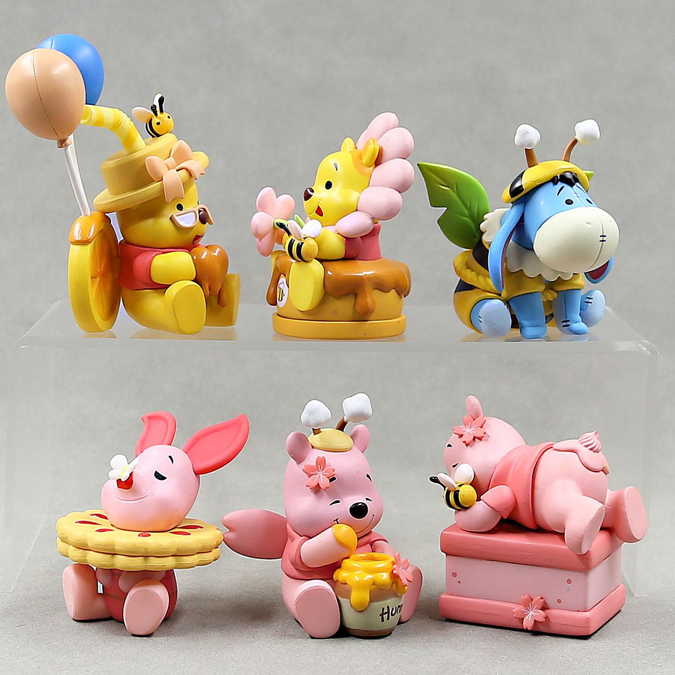 6pcs Cute Winnie The Pooh Pooh Bear Piglet Eeyore Honey Bee Collection Pvc Model Desktop Cake Ornament Toys Gift
6pcs Cute Winnie The Pooh Pooh Bear Piglet Eeyore Honey Bee Collection Pvc Model Desktop Cake Ornament Toys Gift