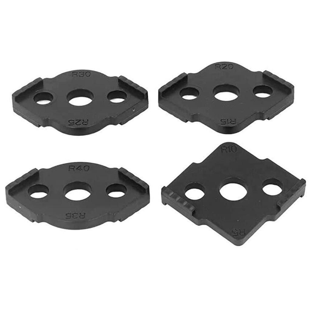 2set Radii Jigs Router Templates Woodworking Corner Routing Widely Used Ergonomic Sturdy And Durable blue чорний
2set Radii Jigs Router Templates Woodworking Corner Routing Widely Used Ergonomic Sturdy And Durable blue чорний