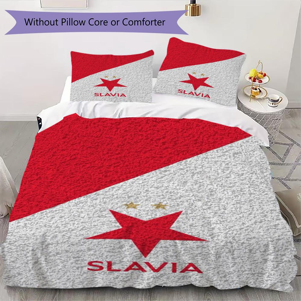 SK Prague Slavia Pattern Bedding uilt Set uilt Cover Pillowcase Home Decoration Birthday Gift (1 * duvet cover + 2 * pillowcase without core)86 135x200cm
SK Prague Slavia Pattern Bedding uilt Set uilt Cover Pillowcase Home Decoration Birthday Gift (1 * duvet cover + 2 * pillowcase without core)86 135x200cm