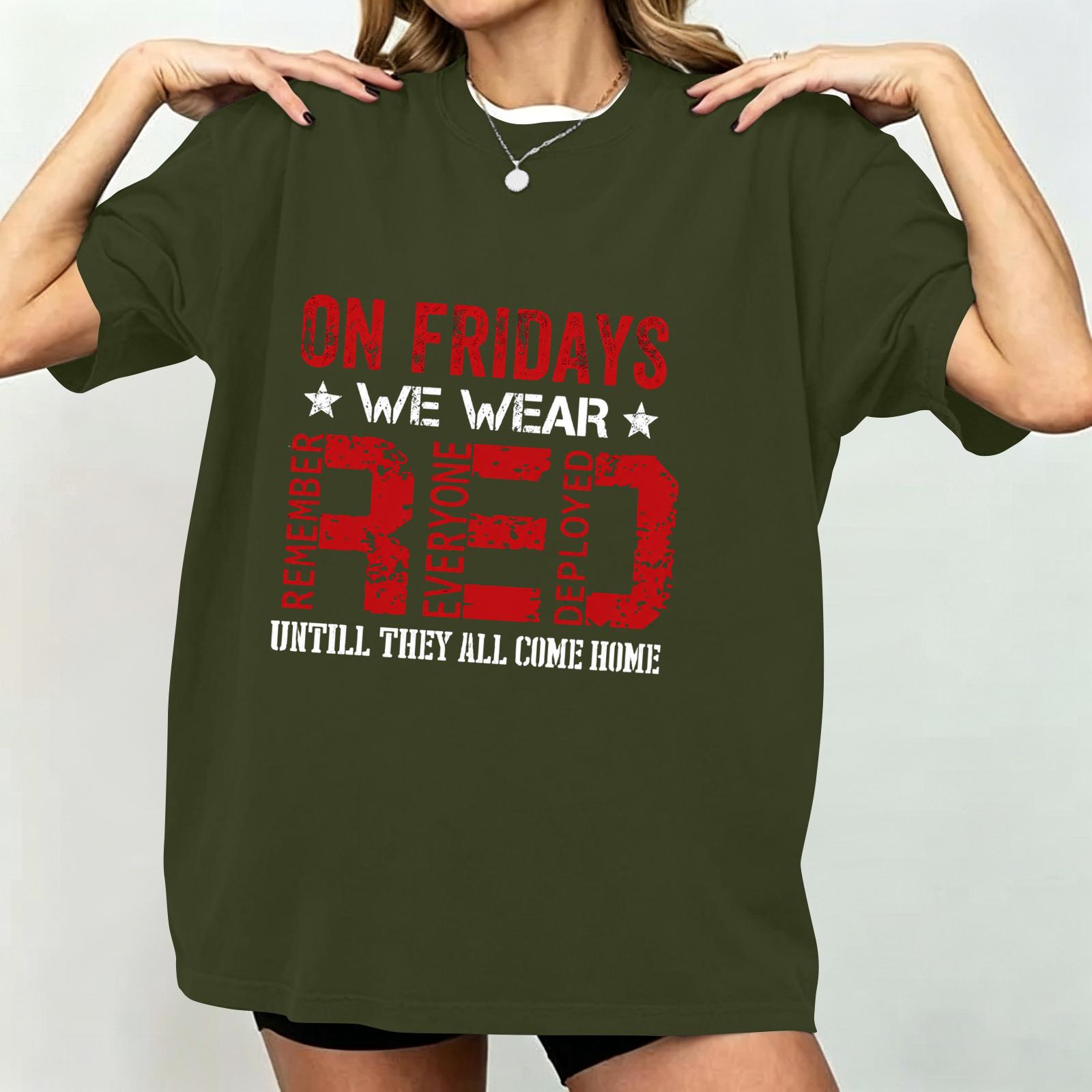 Women s Casual Short Sleeve T Shirt Crew Neck Letter Print Loose Fit Lightweight Top for Everyday Wear L армия зеленый
Women s Casual Short Sleeve T Shirt Crew Neck Letter Print Loose Fit Lightweight Top for Everyday Wear L армия зеленый