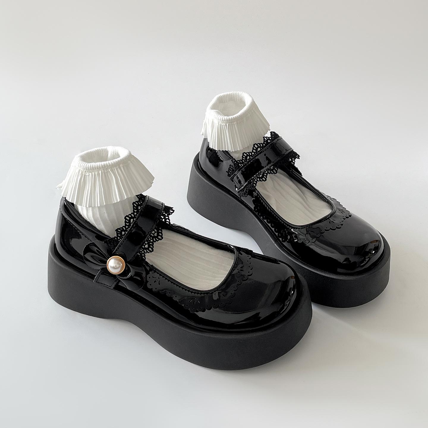 Black French retro platform small leather shoes women s 2025 new summer skirt JK shallow mouth Mary Jane single shoes 39 чорний
Black French retro platform small leather shoes women s 2025 new summer skirt JK shallow mouth Mary Jane single shoes 39 чорний