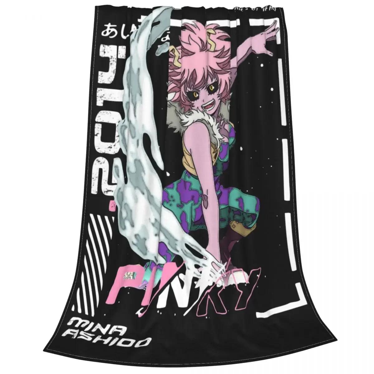 Одеяла Pinky Mina Ashido, флисовое всесезонное одеяло My Hero Academia, эстетическое аниме-дизайн, одеяло для кровати, ковер для спальни, кусок 80x120cm
Одеяла Pinky Mina Ashido, флисовое всесезонное одеяло My Hero Academia, эстетическое аниме-дизайн, одеяло для кровати, ковер для спальни, кусок 80x120cm
