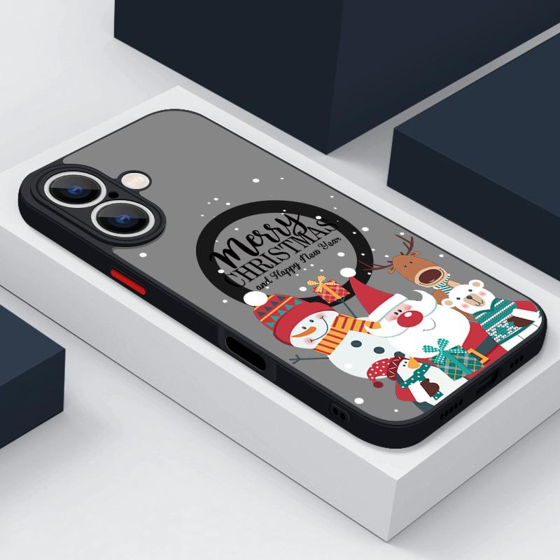 Для iPhone 16 Pro 15 14 Plus 13 12 Mini 11 Pro Max 8 7 прозрачный для Magsafe магнитный рождественский узор лося мягкие края акриловый твердый чехол iPhone 16 чёрный
Для iPhone 16 Pro 15 14 Plus 13 12 Mini 11 Pro Max 8 7 прозрачный для Magsafe магнитный рождественский узор лося мягкие края акриловый твердый чехол iPhone 16 чёрный