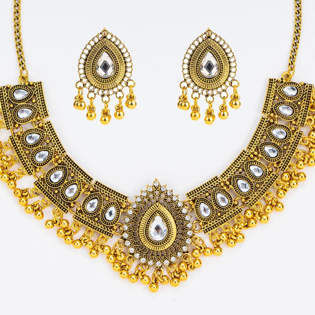 Vintage Waterdrop Bell Earrings Necklace for Women s Jewelry Set
Vintage Waterdrop Bell Earrings Necklace for Women s Jewelry Set