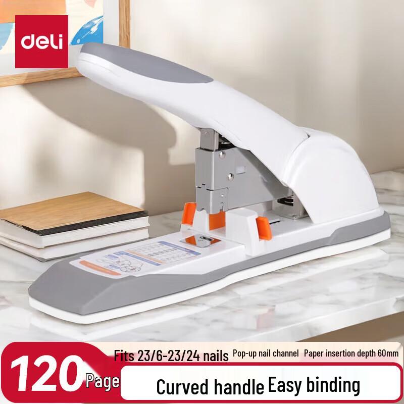Deli 120-Page Heavy-Duty Stapler
Deli 120-Page Heavy-Duty Stapler