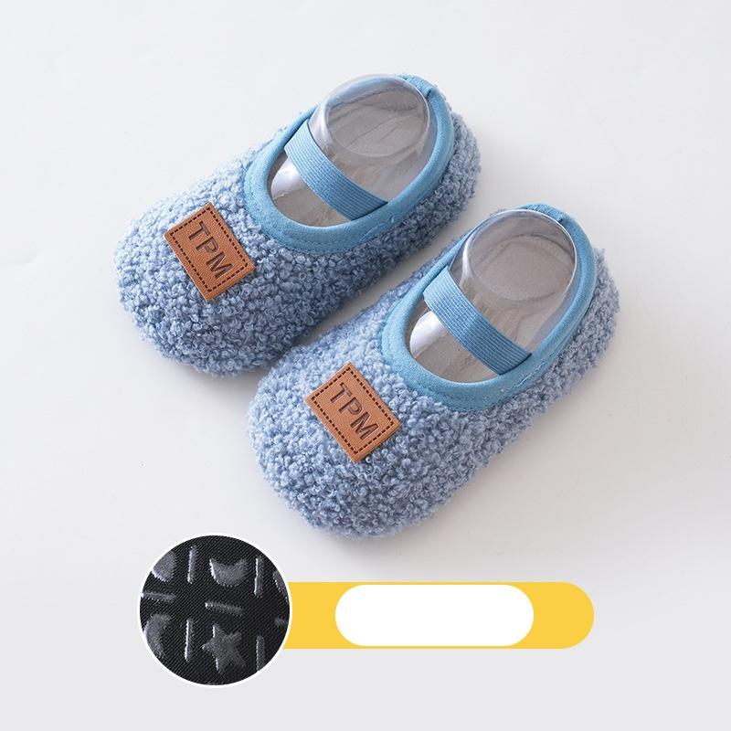 Autumn Winter Baby Slippers Toddler Plush Floor Sock Shoes Boy Girl Children Soft Anti-slip Walking Shoes Indoor Home Kids Shoes XS(6-12M) синий
Autumn Winter Baby Slippers Toddler Plush Floor Sock Shoes Boy Girl Children Soft Anti-slip Walking Shoes Indoor Home Kids Shoes XS(6-12M) синий