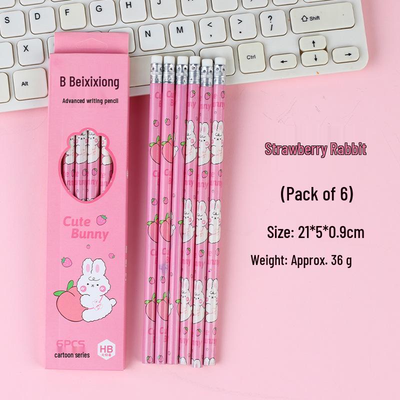 Набор из 6 карандашей HB с ластиками в коробке – Идеально подходит для начальной школы, письма, канцелярских принадлежностей и подарков к школе. Pack of 6
Набор из 6 карандашей HB с ластиками в коробке – Идеально подходит для начальной школы, письма, канцелярских принадлежностей и подарков к школе. Pack of 6